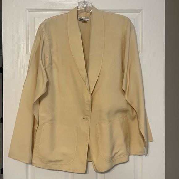 Jackets & Blazers - Vintage Philippe Richard 100% Pure Silk Blazer || Made in Korea